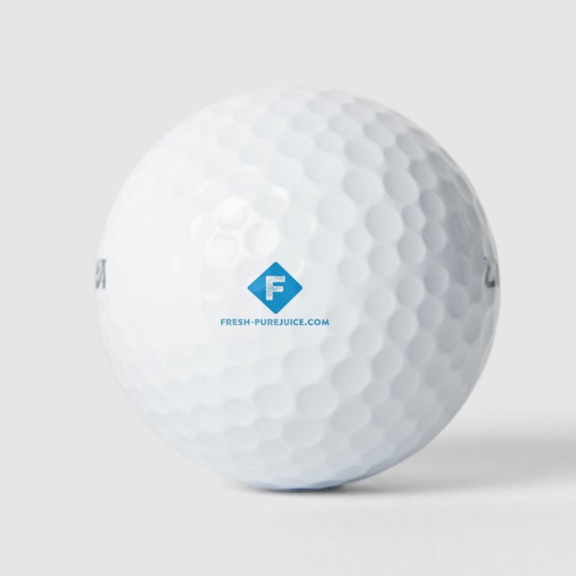 Golf Balls mit frischem Pure Juice Golfball (Vorderseite)