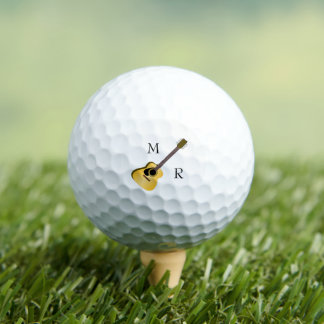Golf Balls Mit Monogramm akustische Gitarrendesign Golfball