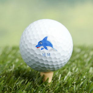 Golf Balls Mit Monogramm Dolphin-Design Golfball