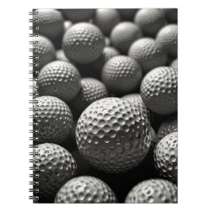 Golf Balls-MusterNotebook Notizblock