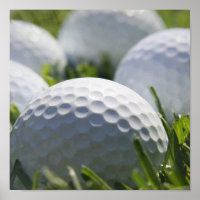 Golf Balls Print