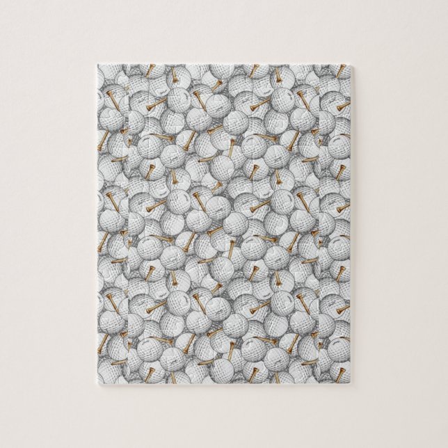 Golf Balls und T-Shirts Jigsaw Puzzle (Vertikal)