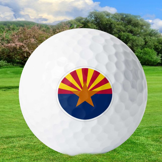 Golf Balls von Arizona, Staatsflagge / Patrioten Golfball (Von Creator hochgeladen)