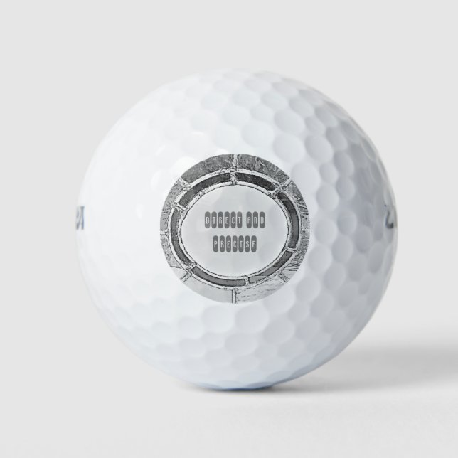 GOLF BALLS WILSON ULTRA FERNSEHEN GOLFBALL (Vorderseite)