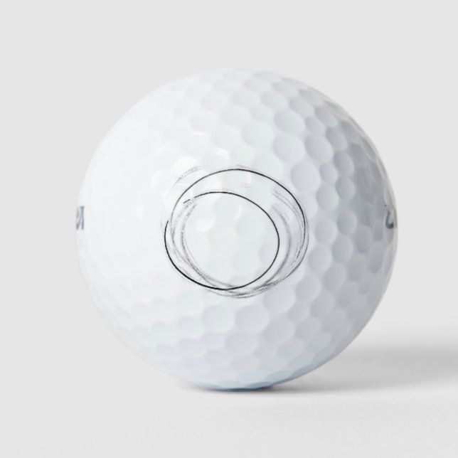 GOLF BALLS WILSON ULTRA FERNSEHEN GOLFBALL (Vorderseite)