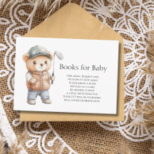 Golf Bär lässt Par-Tee Baby Shower Bücher für Baby