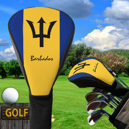 Golf Barbados & Barbados Flag / Golf Clubs Abdecku Headcover