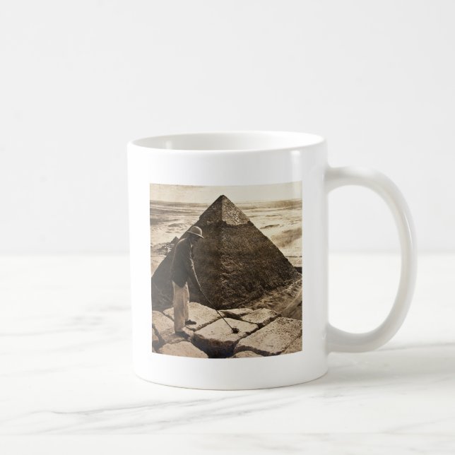 Golf bei der Pyramide Sepia getönt Tasse (Rechts)