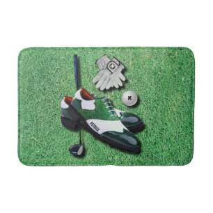 Golf beschuht Ball-Handschuh-Verein-Fahrer mit Badematte