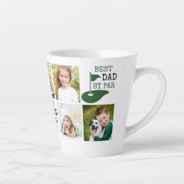 Golf BEST VATER BY PAR 7 Fotomaterial Milchtasse