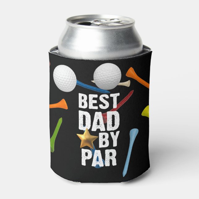 Golf Best VATER by Par ball und Abschlag lustig sc Dosenkühler (Kanne Vorderseite)