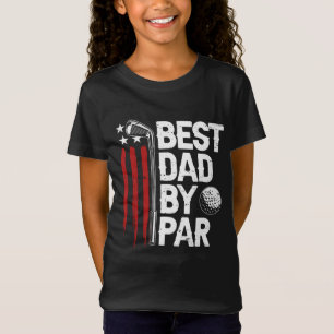 Golf Best Vater Par Daddy Golfer Fahne T-Shirt
