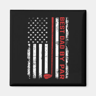 Golf Bester Vater By Par Daddy Vintage Amerikanisc Magnet
