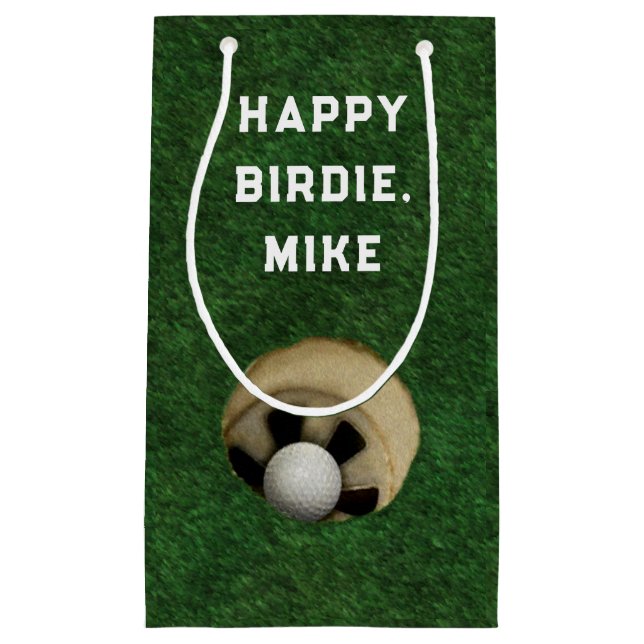 Golf Birthday Kleine Geschenktasche Geschenktüte (Vorderseite)