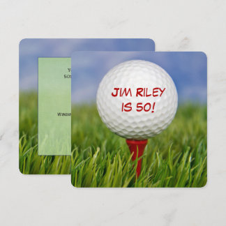 Golf Birthday Party laden Einladung