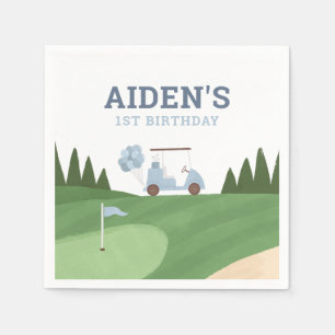 Golf Birthday Party Serviette