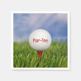 Golf Birthday Party Serviette