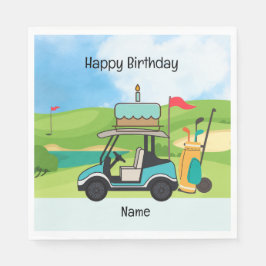 Golf Birthday Thema für Kinder-Golfer-Party Serviette