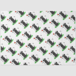 Golf Black Labrador Retriever Dog - Niedlich Seidenpapier