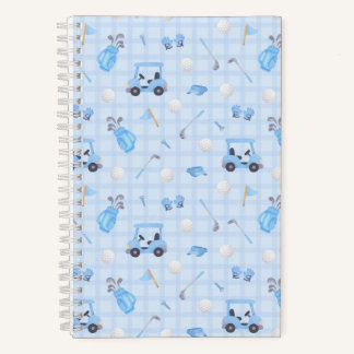 Golf Blau Notizbuch