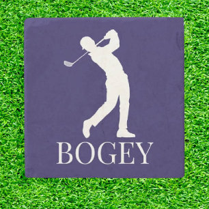 Golf Bogey stilvoll Steinuntersetzer