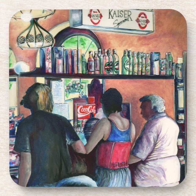 Golf Bufe, Budapest Getränkeuntersetzer (Vorderseite)