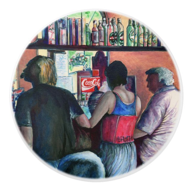 Golf Bufe, Budapest Keramikknauf (Vorderseite)