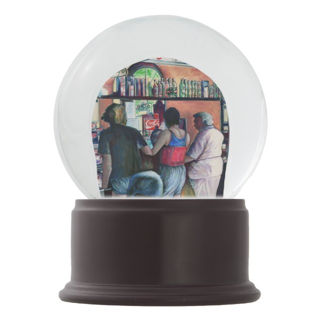 Golf Bufe, Budapest Schneekugel (Vorderseite)