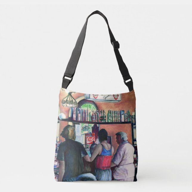 Golf Bufe, Budapest Tragetaschen Mit Langen Trägern (Vorderseite)