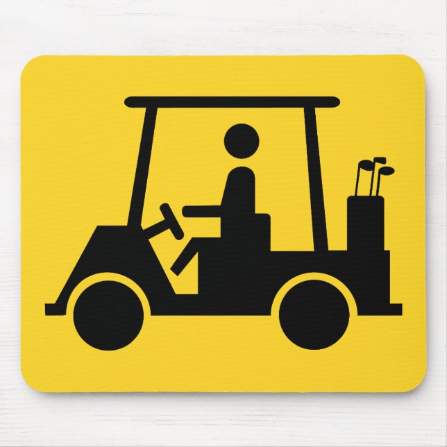 Golf-Buggy Mousepad (Vorne)