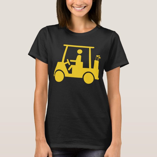 Golf-Buggy T-Shirt (Vorderseite)