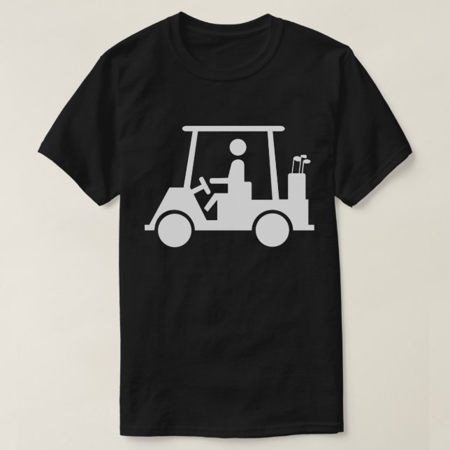 Golf-Buggy T-Shirt (Design vorne)