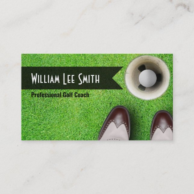 Golf Business Card Visitenkarte (Vorderseite)