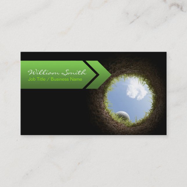 Golf Business Card Visitenkarte (Vorderseite)