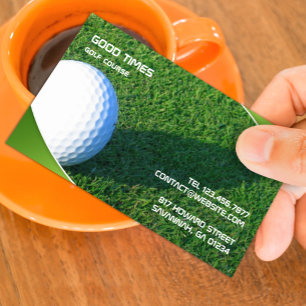 Golf Business Card Visitenkarte