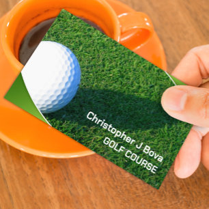 Golf Business Card Visitenkarte