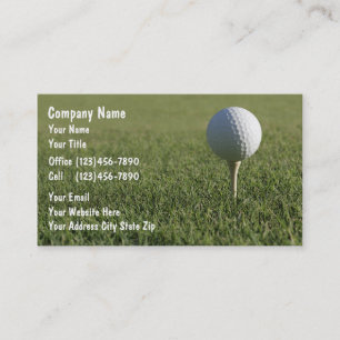 Golf Business Cards Visitenkarte
