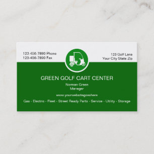 Golf Business Cards Visitenkarte