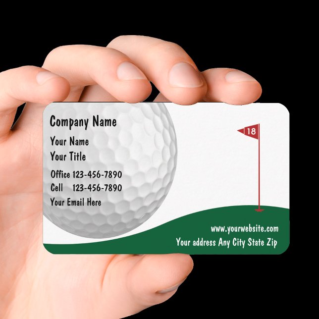 Golf Business Cards Visitenkarte (Von Creator hochgeladen)