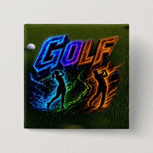 Golf Button (Vorderseite)