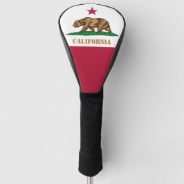 Golf California & Flag USA / Golf Clubs Covers Headcover