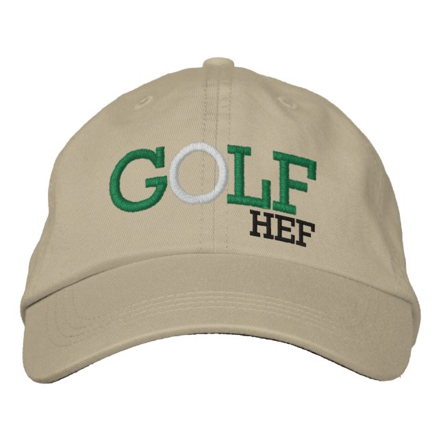 Golf Cap Bestickte Baseballkappe (Vorderseite)