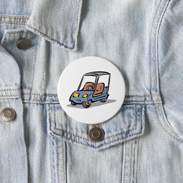 Golf Cart Fun Sports Vehicle Button (Von Creator hochgeladen)