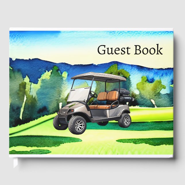 Golf Cart Gästebuch (Vorderseite)