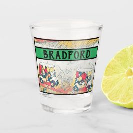 Golf Cart Golfer Spieler Name Vater Opa etc. Schnapsglas