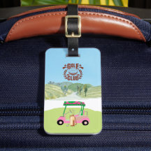 Golf Cart Landschaftlich League Club Logo-Bag