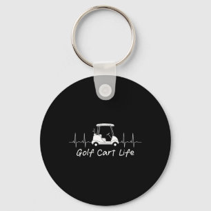Golf Cart Life Funny Joke Parody Golfspielen Golfe Schlüsselanhänger