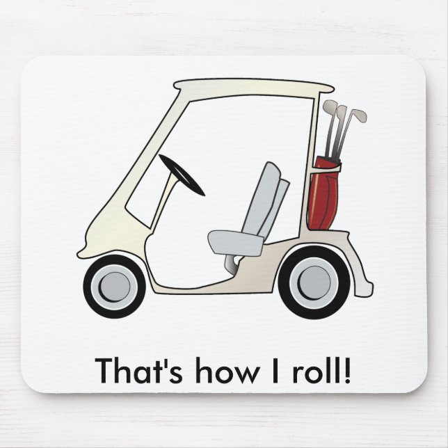 golf_cart mousepad (Vorne)