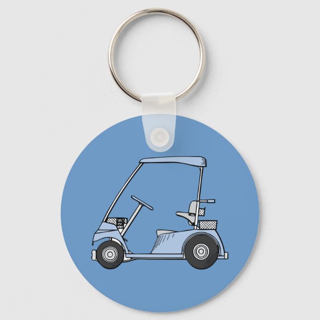 Golf Cart Schlüsselanhänger (Vorderseite)