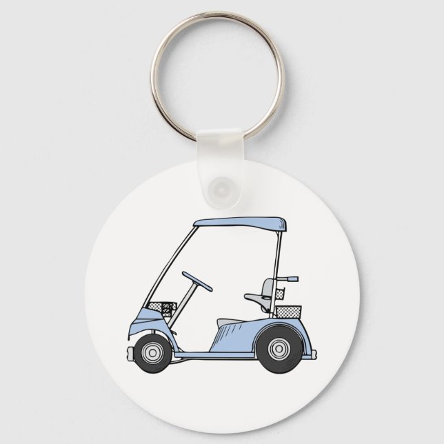Golf Cart Schlüsselanhänger (Vorderseite)
